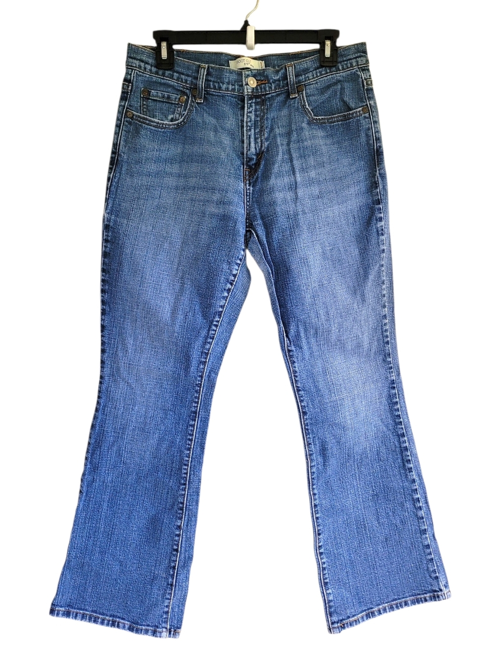 Levi's 515 Boot Cut Flare High Rise Jeans Blue Womens 10 Short Petite